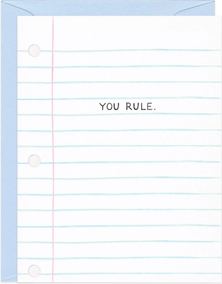 You Rule Encouragement Card