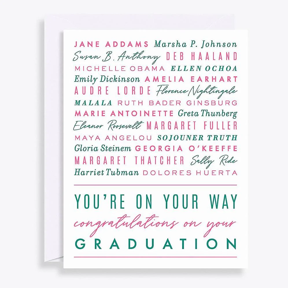 You're On Your Way Graduation Card