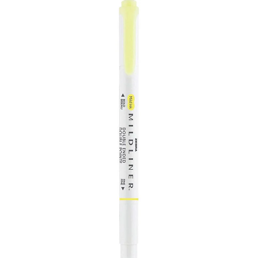 Zebra Mildliner Yellow Pen